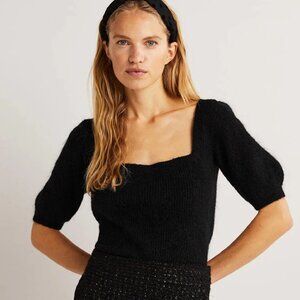 NWT Boden Square Neck Fluffy Mohair/Wool Blend Sweater (size M)